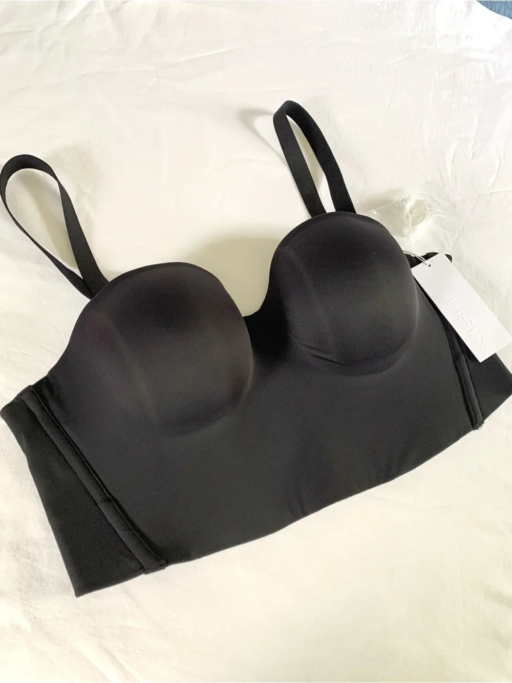 HSIA Longline Strapless Bra Black 40D